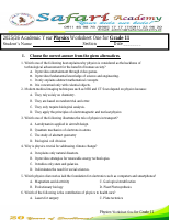 Physics Worksheet One for Grade 11.pdf